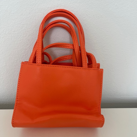 Telfar Orange Mini Shopping Bag - Picture 4 of 4